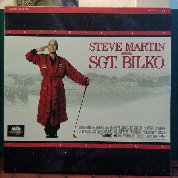 1996 Sgt. Bilko Steve Martin Letterbox Laserdisc Format - Picture 1 of 4